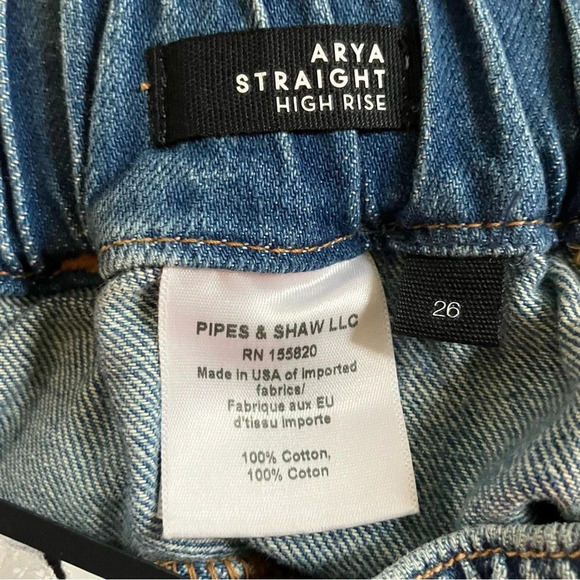 NWT Veronica Beard ARYA Jeans with Elastic Waist in Waterfall Blue ($298 retail) - Picture 12 of 12